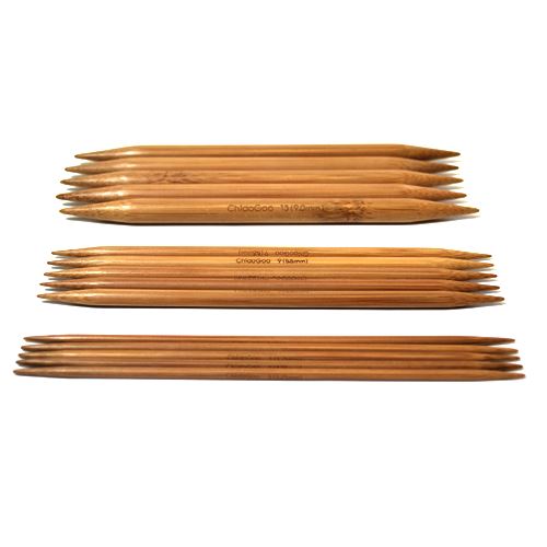 ChiaoGoo Bamboo 6" DPNs