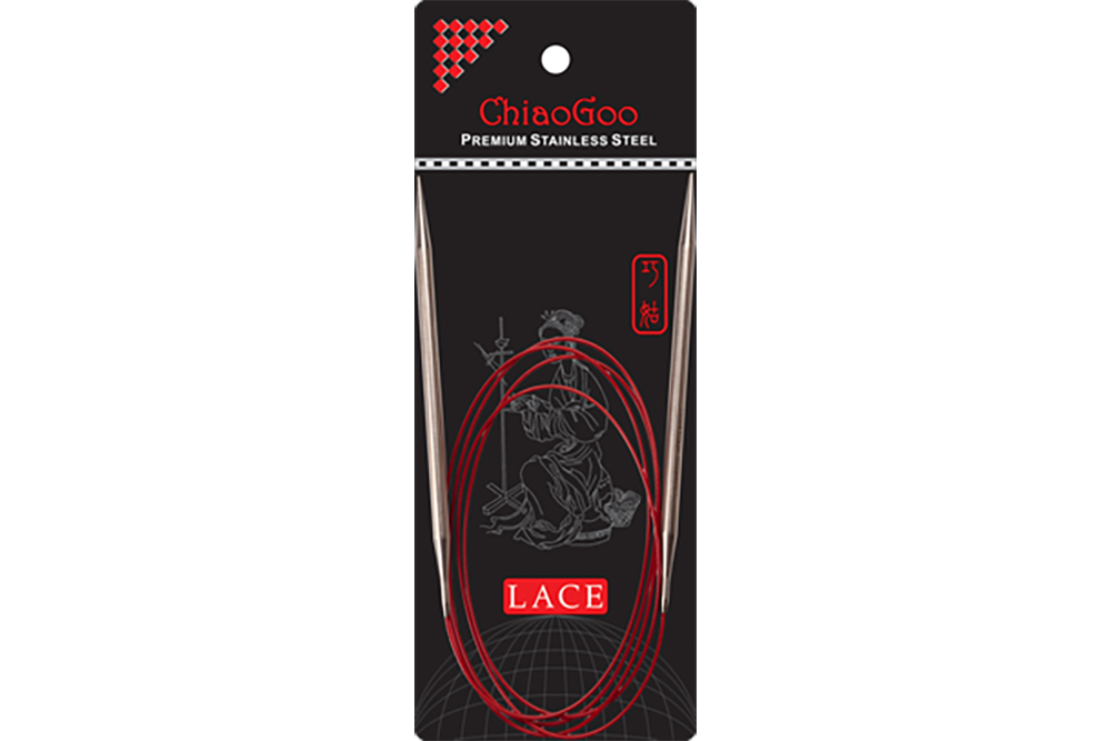 ChiaoGoo 47" Red Lace Circular Knitting Needles